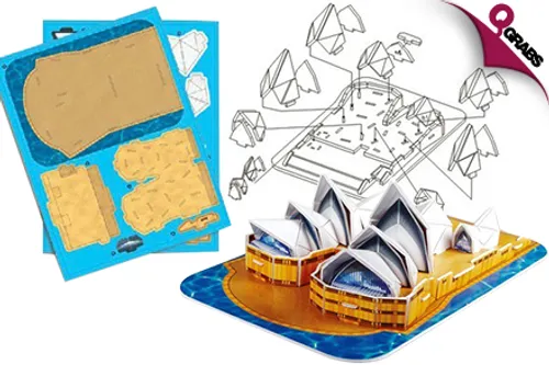 From QR35, Think Outside the Box with Kids 3D Puzzles - Choose from 5 Famous Landmark Patterns! (Up to QR495 Value)